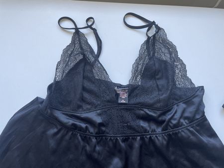 Victoria's Secret Negligé Set, Schwarz, Gr. M