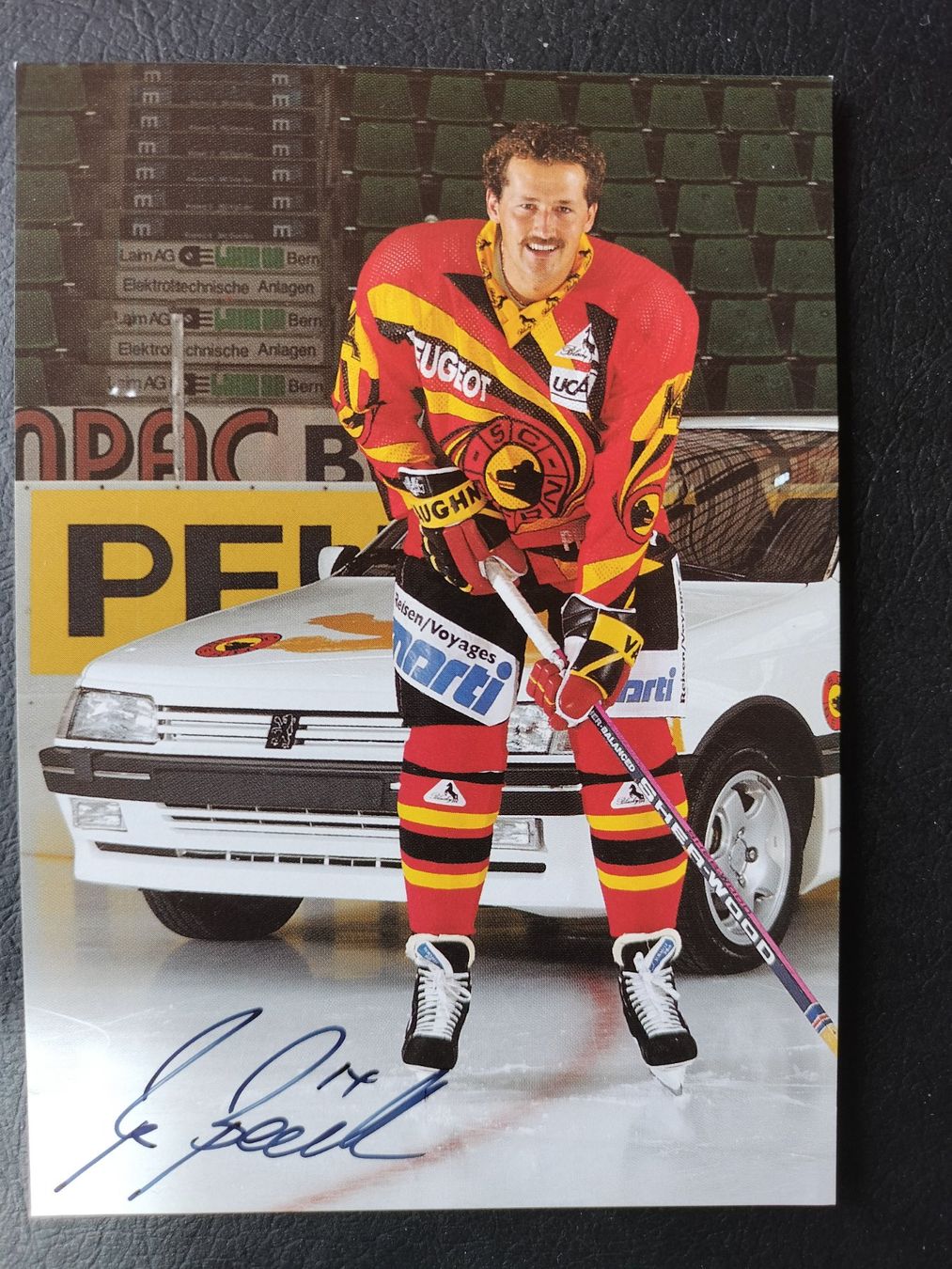 Autografi: SC Bern, SCB Autogrammkarte, Andreas Beutler – Usato da Schwanden Sigrisw venduto da len_9yqg