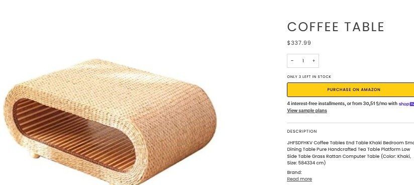 Tavoli: Couchtisch / Table basse – Usato da Collonges venduto da arashee 5