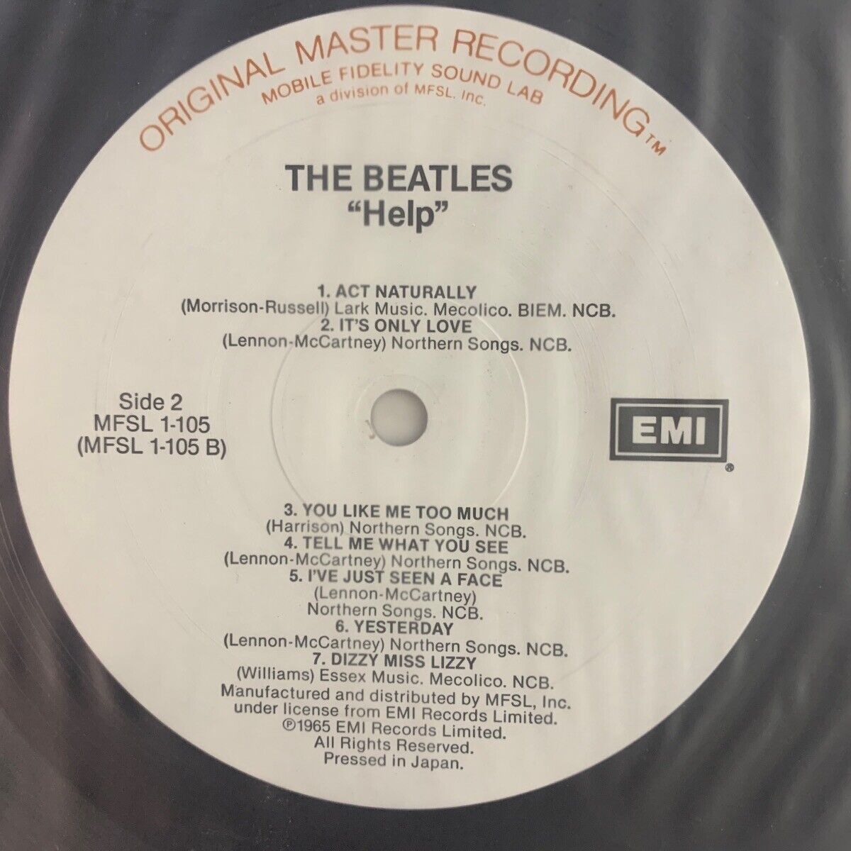 Schallplatten: Beatles - Help ! / Audiophile MFSL 1985 - Very nice – Gebraucht aus Gais von soundcave57 3