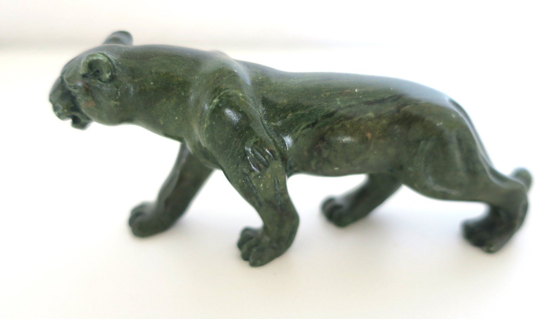 Figuren: Grosse Verdit Figur Leopard Halbedelstein – Defekt aus Staad SG von 4bu4 1