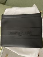 Christian Dior Black Leather pouch