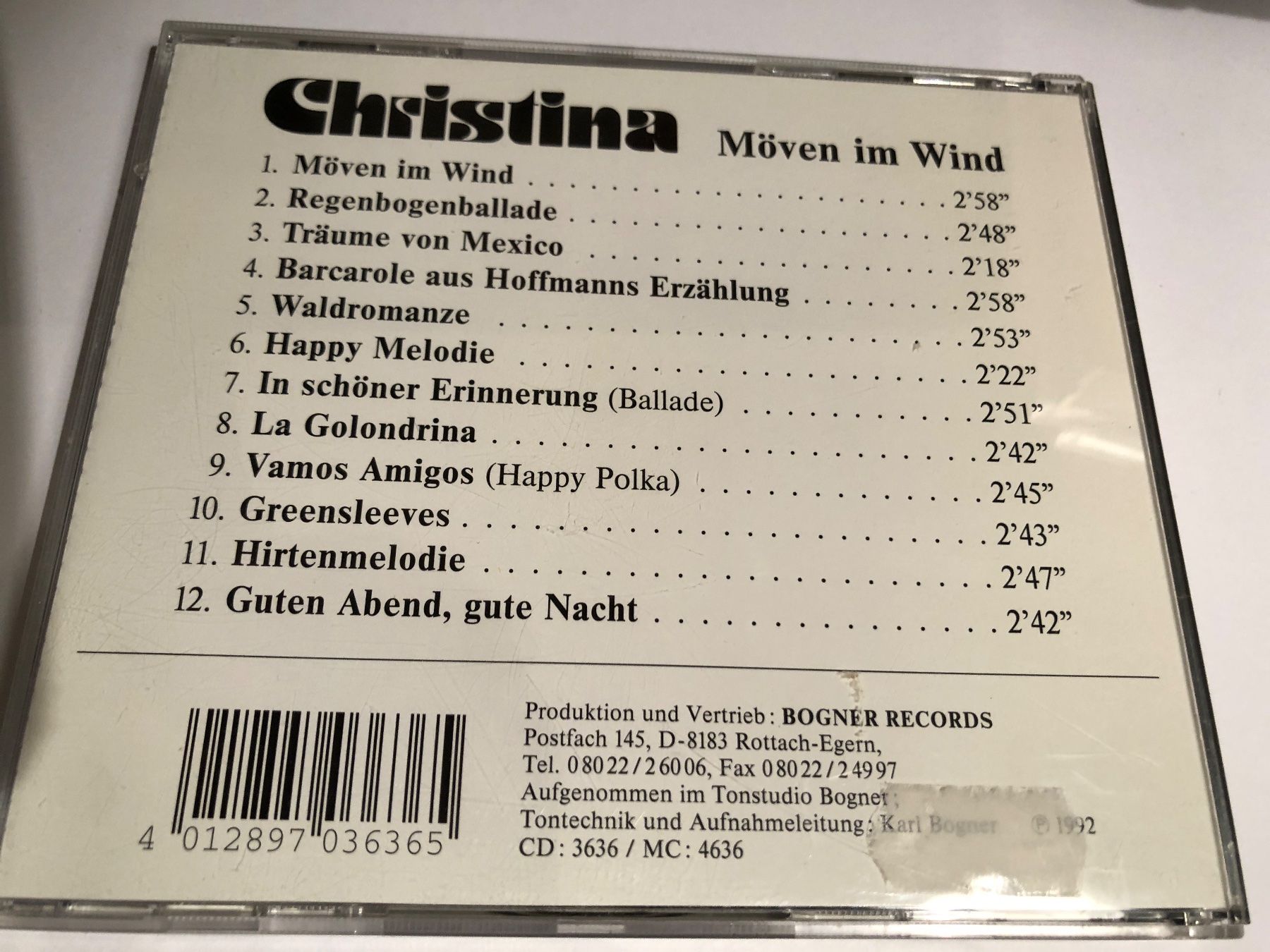 CD: Christina – Usato da Arth venduto da Vrecam51 1