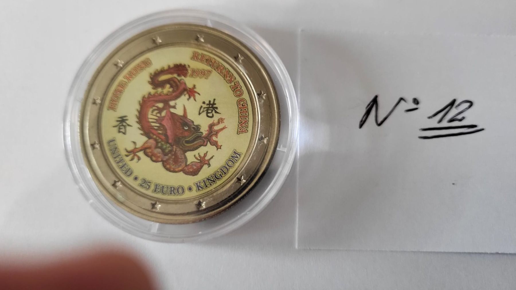 Medaillen: Médaille commémorative 25 Euro – Gebraucht aus Chamoson von Mauritius1 1