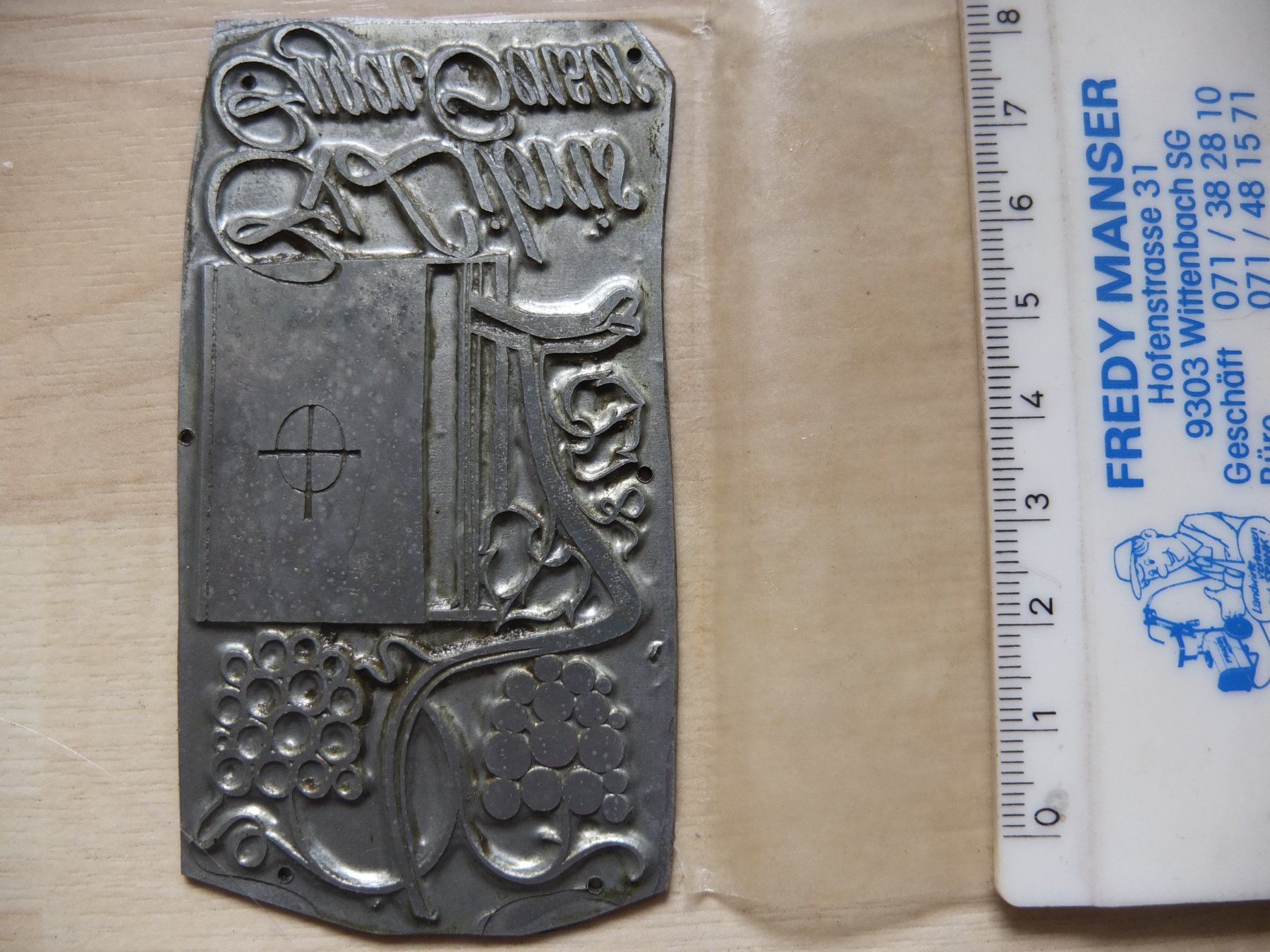 Timbri: Druckstempel Stempelplatte antik – Usato da St. Margrethen SG venduto da Profitboerse