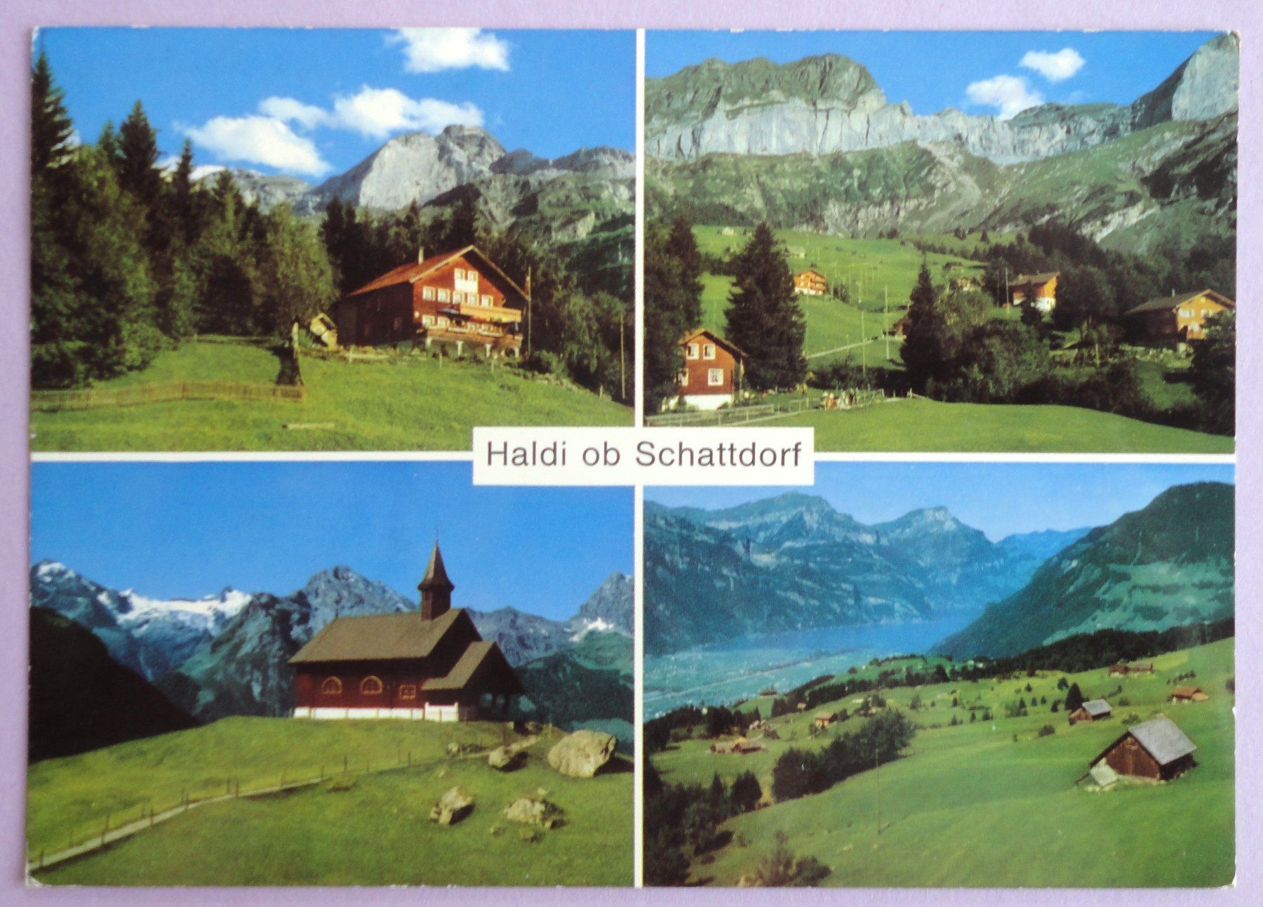 Cartoline postali: Haldi ob Schattdorf – Usato da Fétigny venduto da Billy2miny