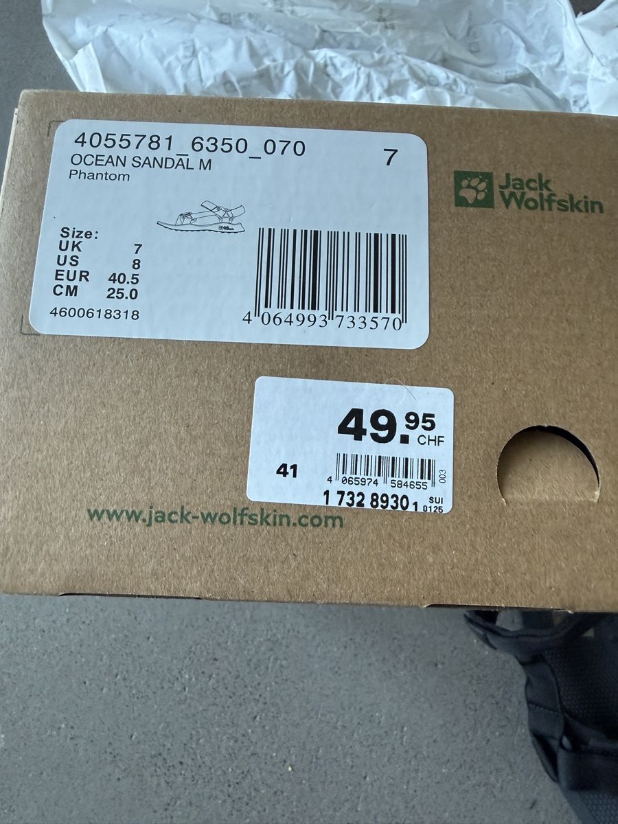Jack Wolfskin Scarpe da uomo: Trekking Sandalen Jack Wolfskin – Nuovo (secondo la descrizione) da Luzern venduto da mar_x96f 2