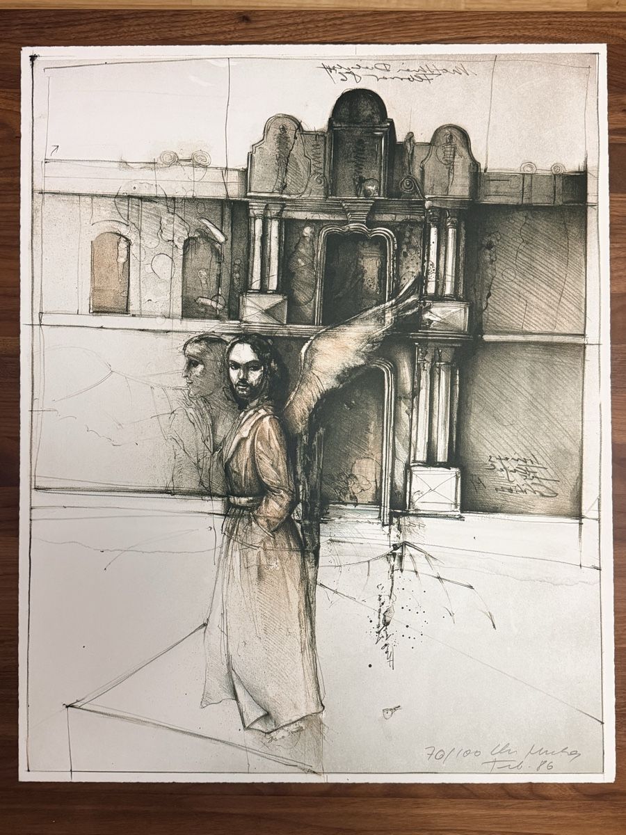 Grafica & Litografie: CHRISTIANA MUCHA. Dreifarbige Offset-Lithografien – Usato da Solothurn venduto da NUVICO