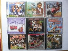 9CD Sammlung Ländler, Polka, Evergreen & Schlager