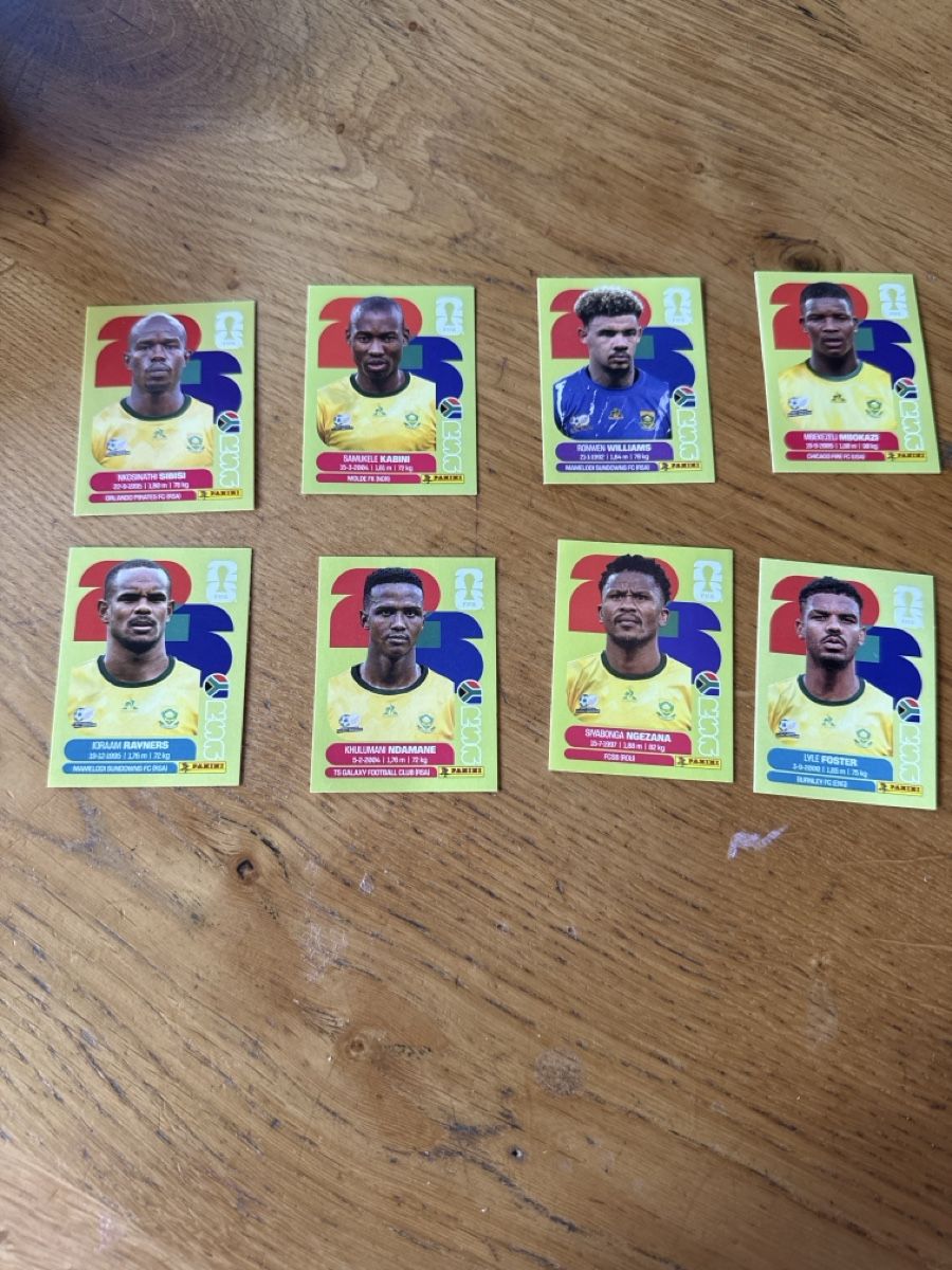 Panini Carte collezionabili: Panini 2026 8er Set RSA – Nuovo (secondo la descrizione) da Masein venduto da Buender45