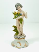 Seltene CAPODIMONTE «Luce» Frühling Saison Skulptur
