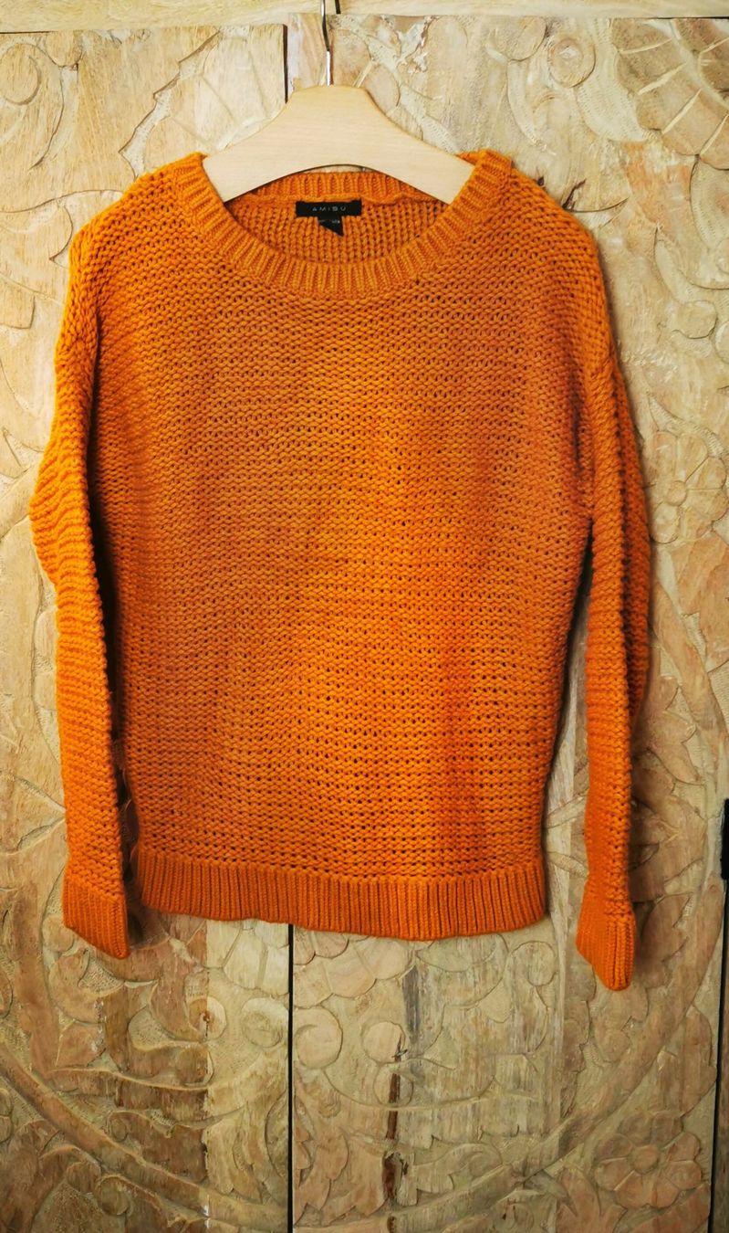 Pullover & Sweatshirts: Rustikaler AMISU Pullover Yellow - S – Gebraucht aus Wettingen von JasminL92