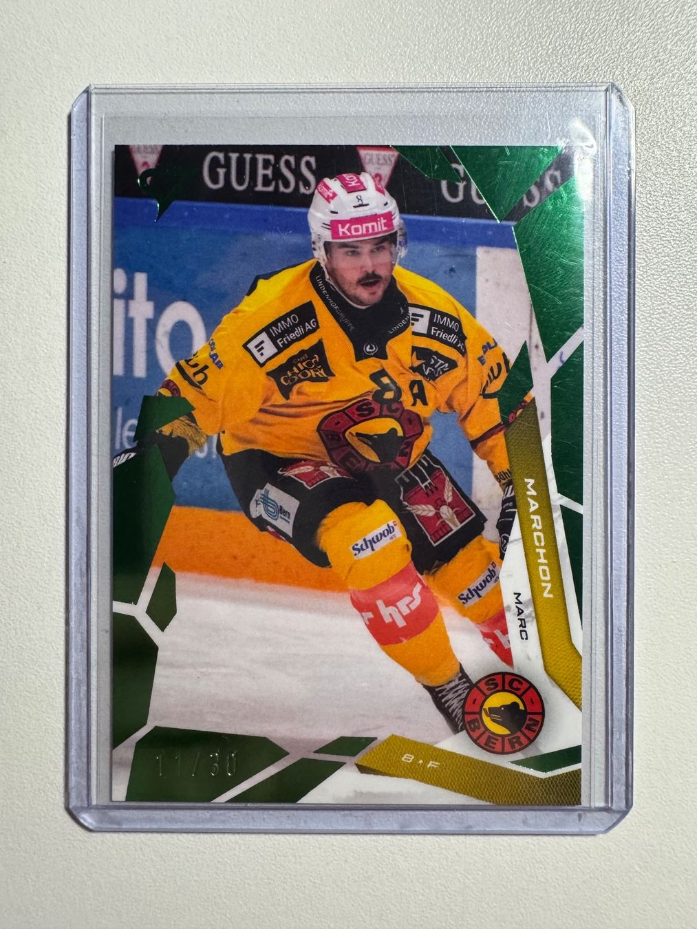 Sportzoo Carte collezionabili: SportZoo Marc Marchon /30 – Usato da Cham venduto da mcbTCG