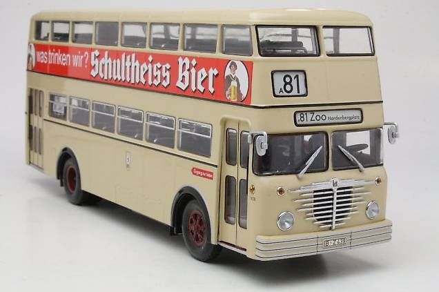 Minichamps Modellini d'auto: MINICHAMPS 1/43 Büssing D2U Heckeinstieg offen – Nuovo e nell'imballaggio originale da Läufelfingen venduto da noooby 4