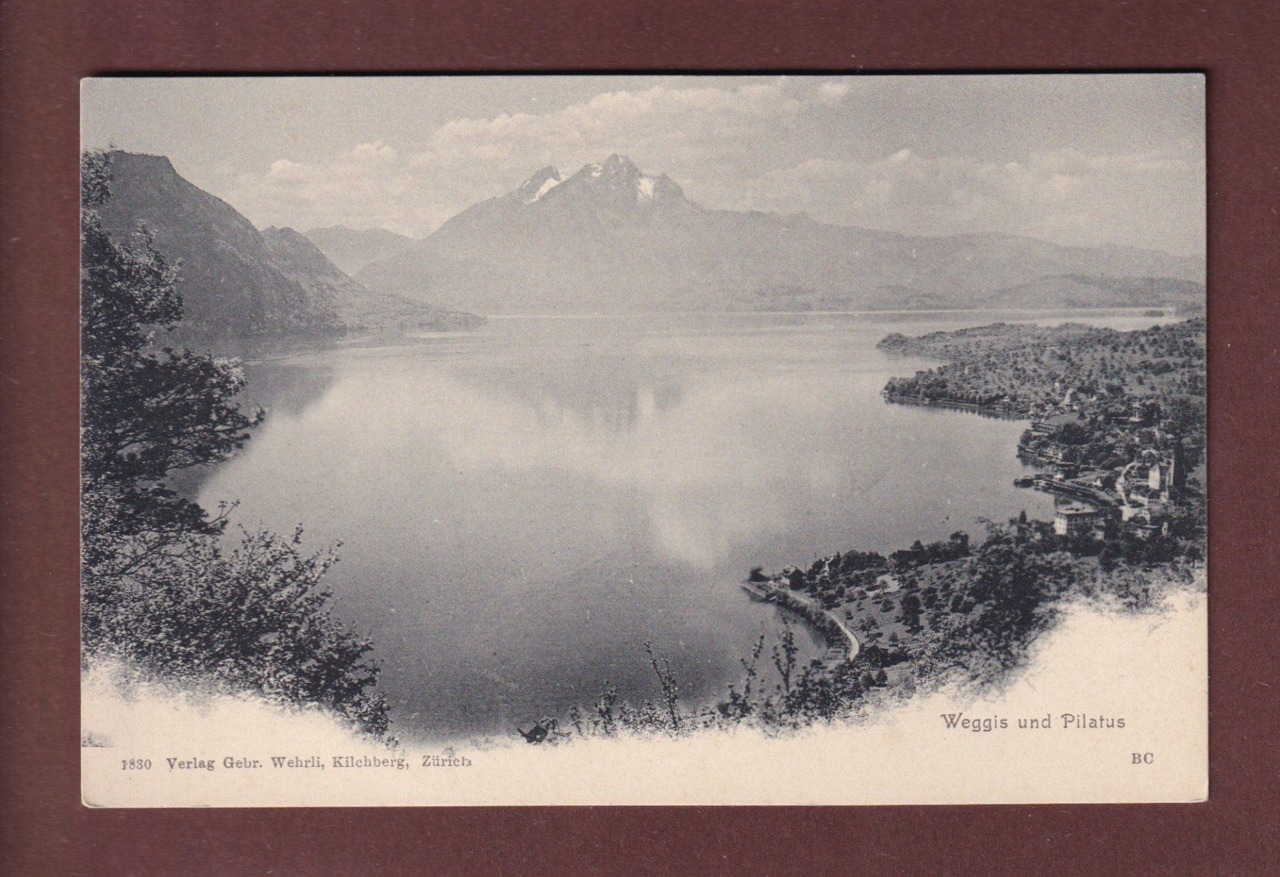 Cartoline postali: WEGGIS und Pilatus – Usato da Pully venduto da nicecards-shop