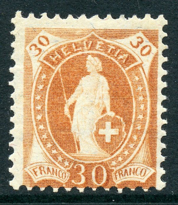 Tutti i francobolli: Zst 96 A Stehende Helvetia postfrisch – Nuovo (secondo la descrizione) da Steffisburg venduto da Sorbas
