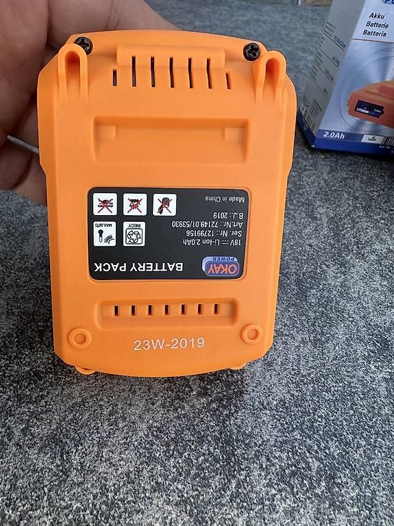 Caricatori & Batterie: Okay Akku 18V 2.0Ah – Usato da Speicherschwendi venduto da Supersport 3