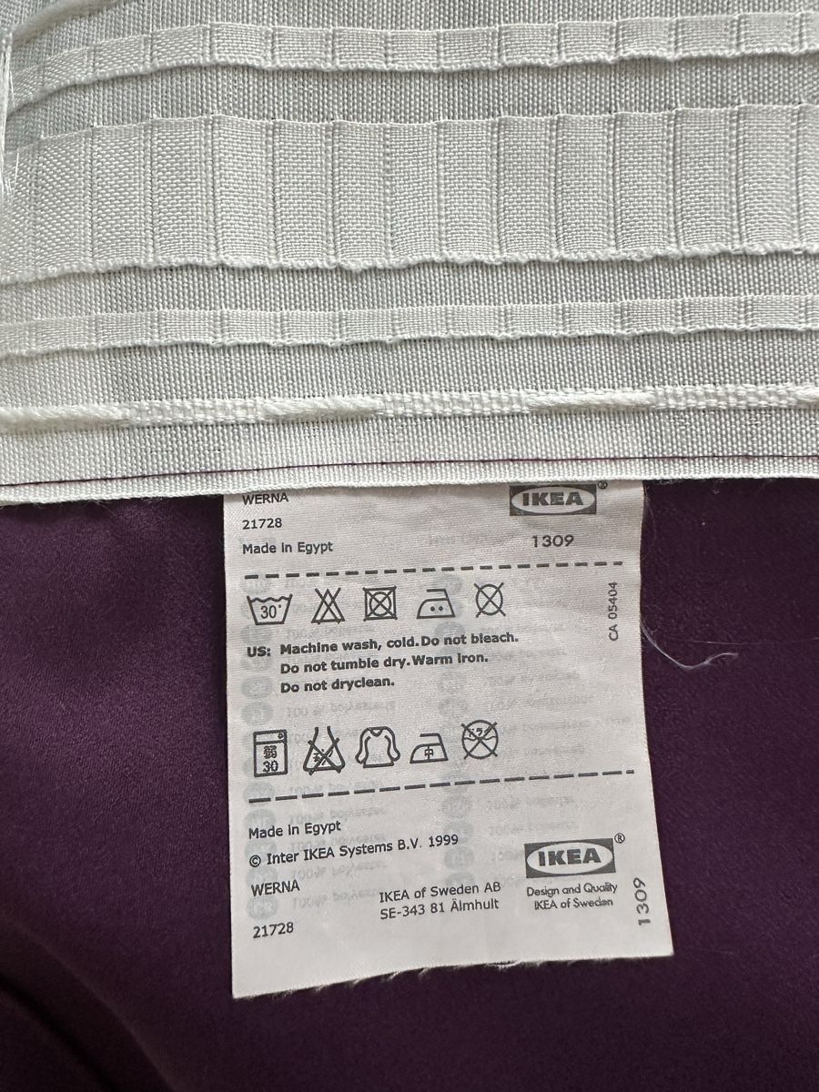 Tende: 2 schöne violette Nachtvorhänge von IKEA – Nuovo (secondo la descrizione) da Niederrohrdorf venduto da Sharna 1