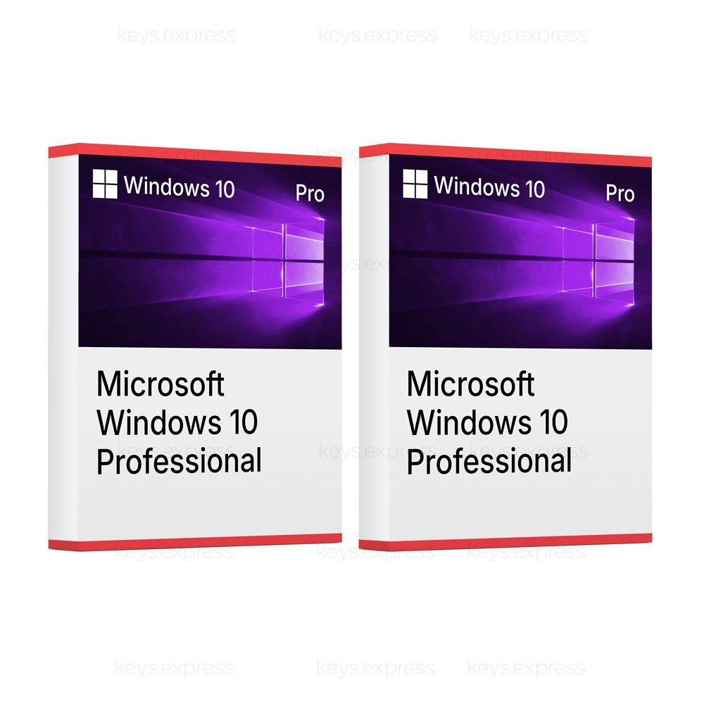 Microsoft Software: Windows 10 Pro (2 Keys) – Gebraucht aus Vaduz von KeysDistributionGmbH