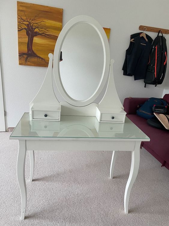Stimmungsring Mit Ovalem Farbwechsel-Stein – Antik Silberfarben, Verstellbar, Vintage-Stil