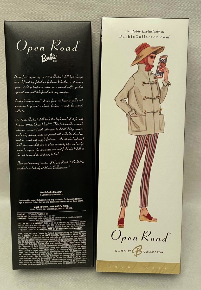 Bambole: Barbie, Open Road 1961, Repro 2003, NRFB – Nuovo e nell'imballaggio originale da BÜLACH venduto da arun8184 1