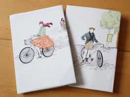 2x Kissenbezüge Christian Fischbacher, Satin Velo, NEU
