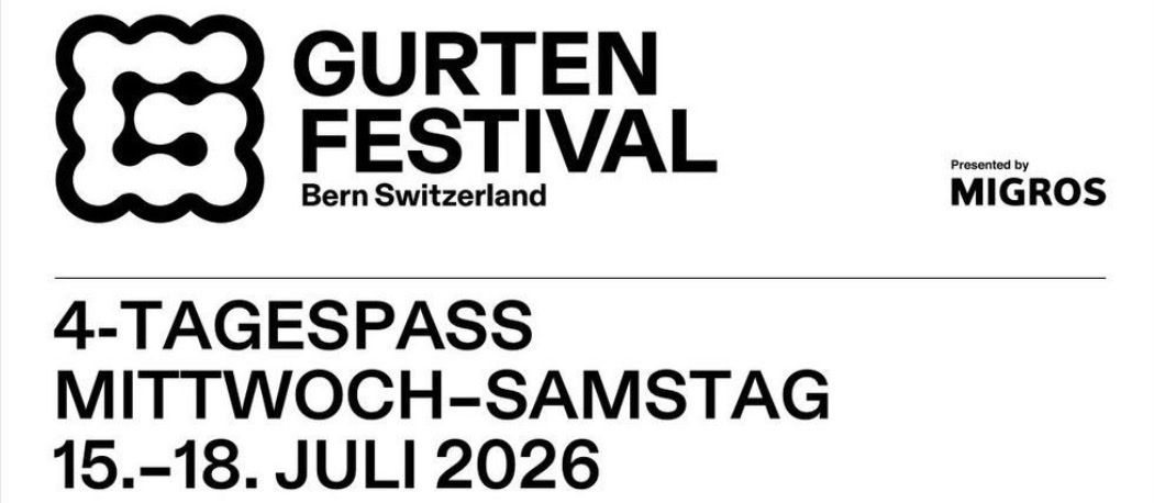 Biglietti: 4-Tagespass Gurtenfestival 2026 – Nuovo e nell'imballaggio originale da Köniz venduto da jas_q8jk