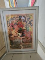 Kunstdruck Bières de la Meuse gerahmt guter Zustand