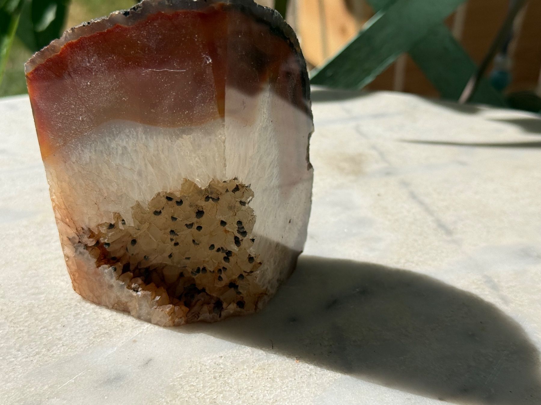 Minéraux & Lithothérapie: Agat Geode Karneol (?) – D'occasion à Rorbas par tun_m7fz 2