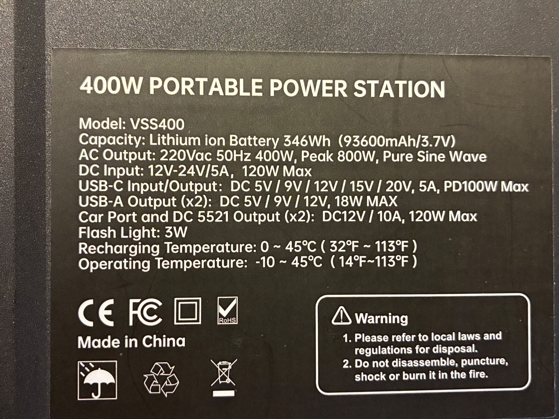 Dispositivi a energia solare: Power Station mit Solarpanel – Nuovo e nell'imballaggio originale da Cordast venduto da Suisseheinz 2