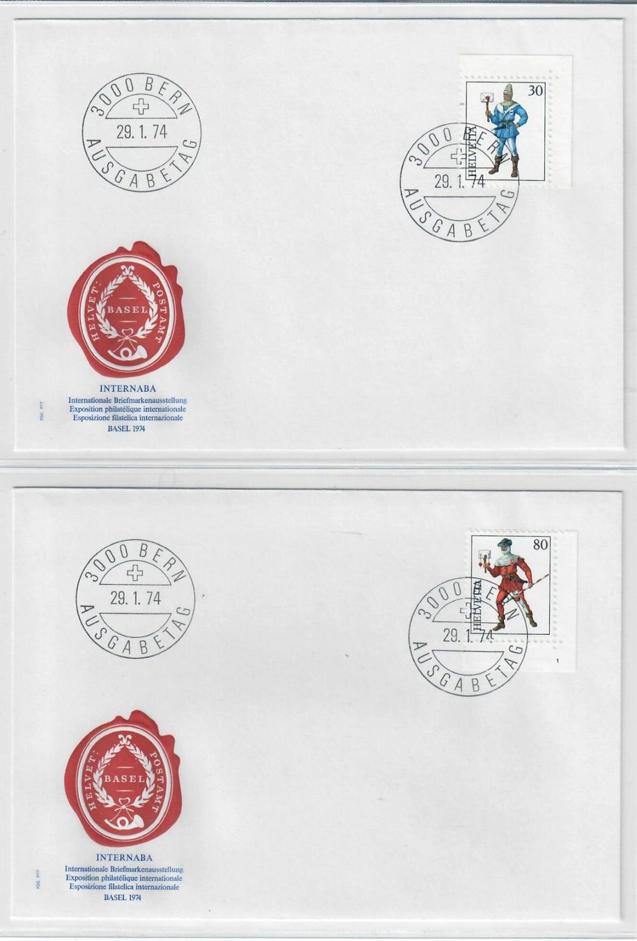 Tutti i francobolli: NABA BASEL 1971 FDC mit Blockausschnitte – Usato da Utzigen venduto da a8b9c0 2
