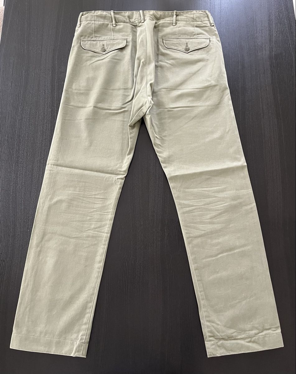 Ralph Lauren Pantaloni: Double RL Officer Chinos Olive Green – Usato da Unterägeri venduto da Bluto36 1