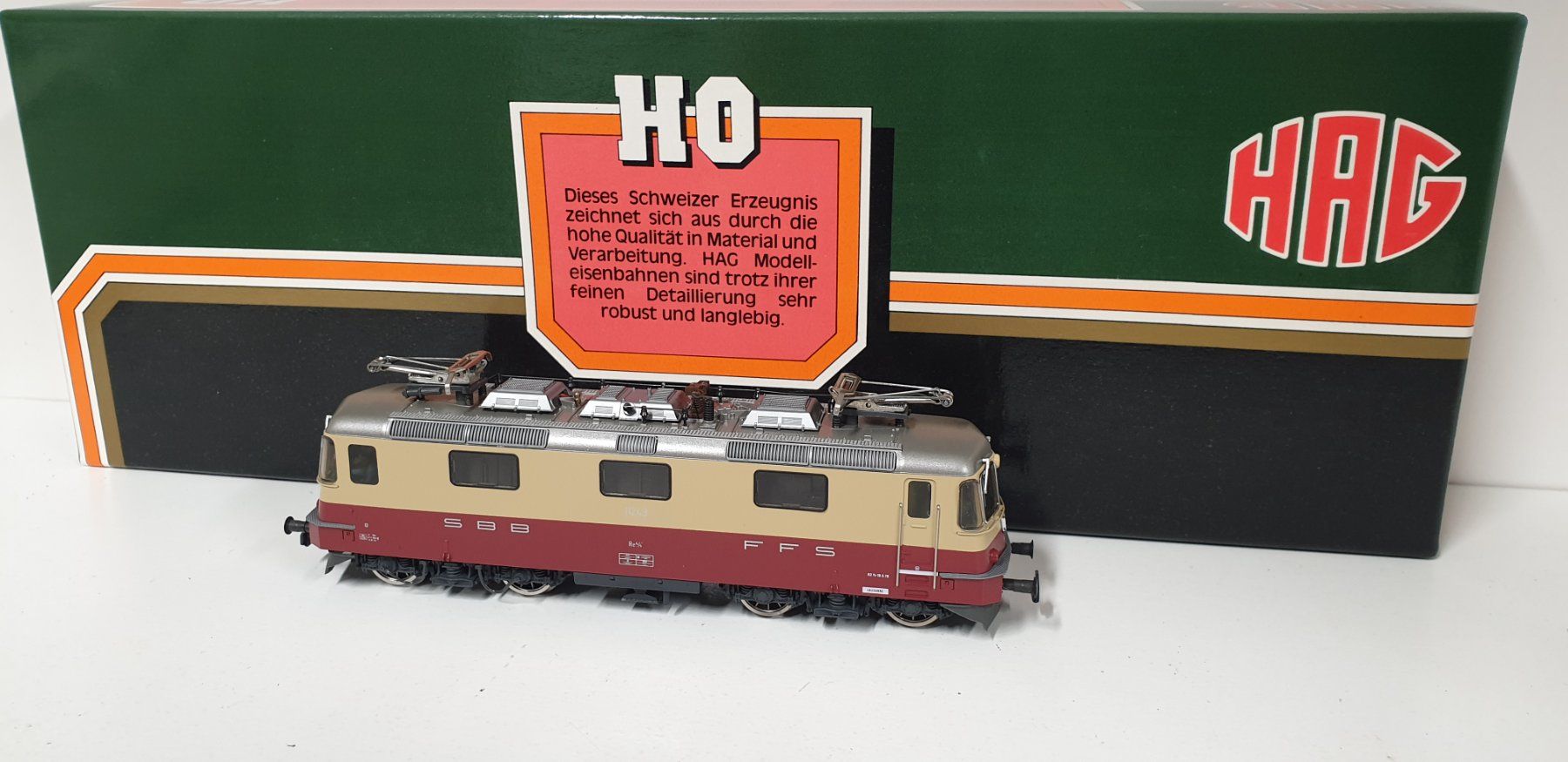 Hag Modellini di ferrovie: Hag SBB  Re4/4 TEE H0/AC Nr.216 – Nuovo (secondo la descrizione) da Geroldswil venduto da TopTrain54