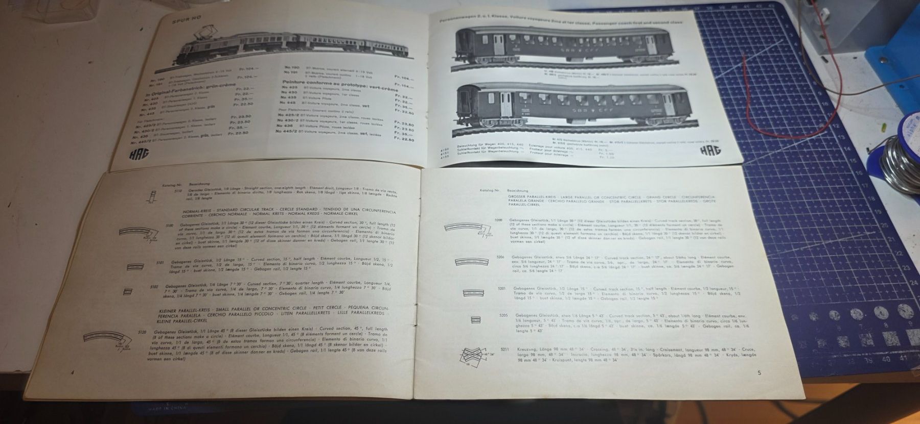 Hag Trains électriques: Marklin/HAG Katalog Spur HO – D'occasion à Hochfelden par Danizh0 1