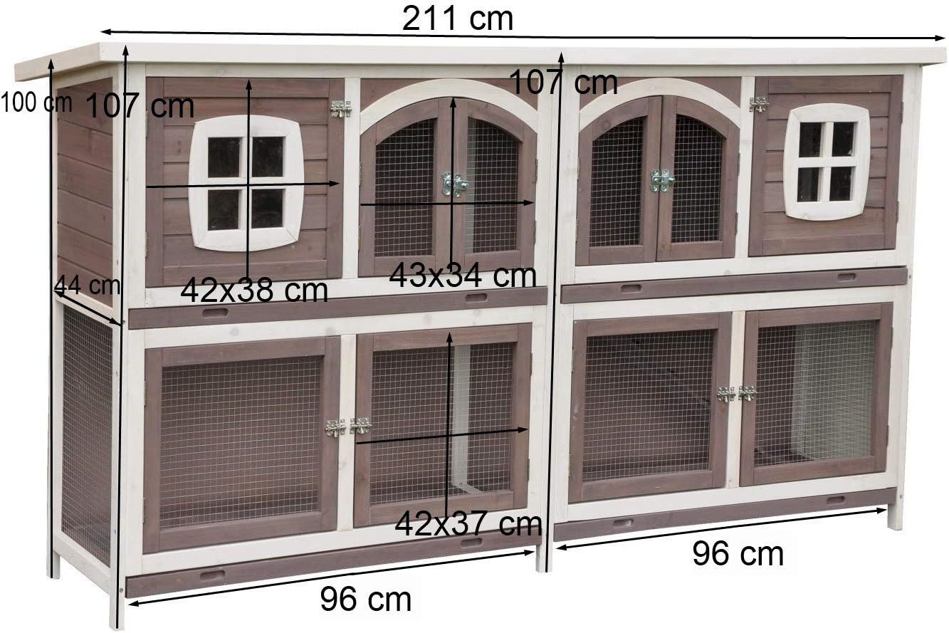 Cages, transport & sécurité: Doppel Kleintierstall Murmel – Neuf avec emballage d'origine à Bottighofen par zaap 6