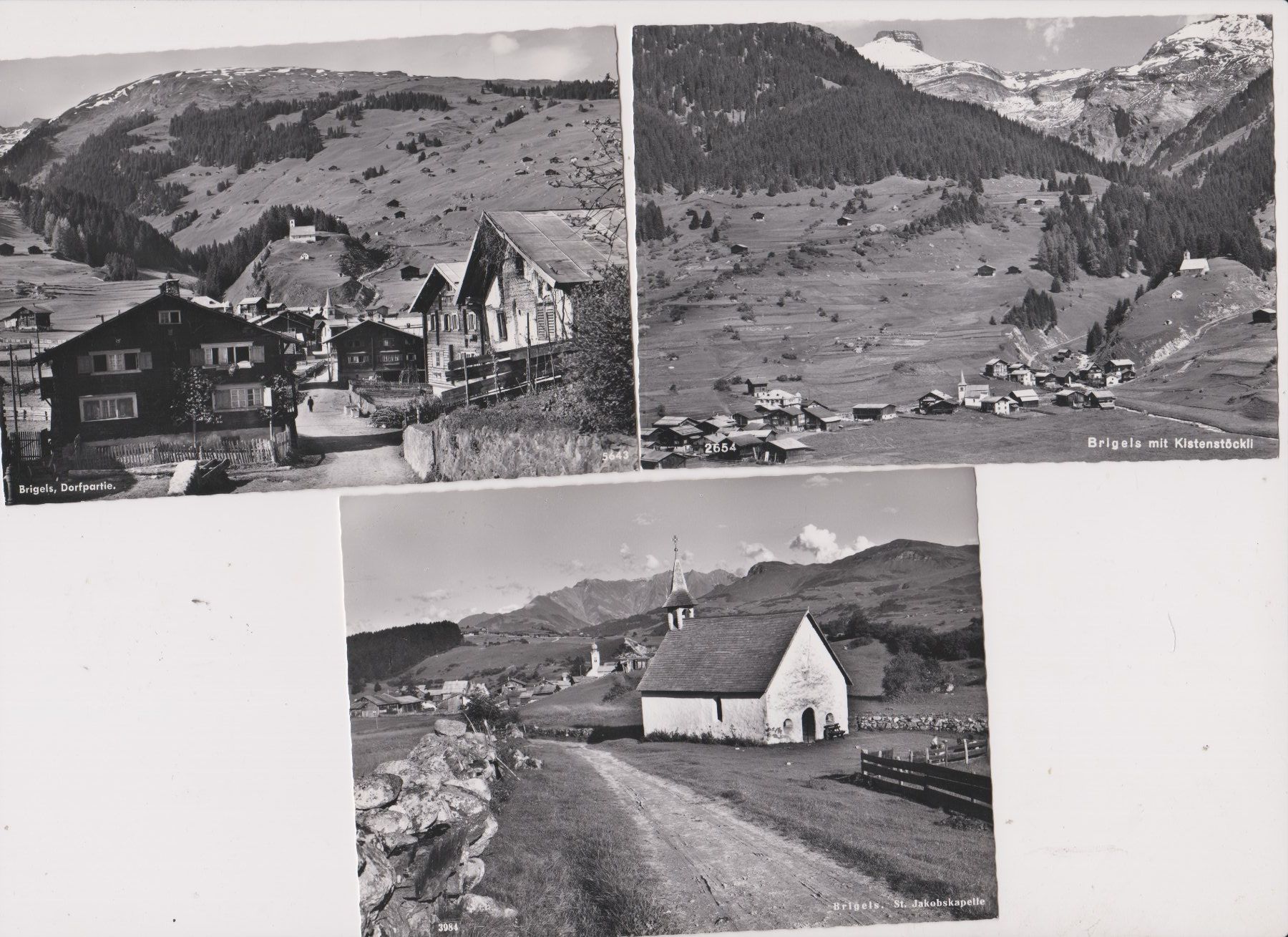 Cartoline postali: Brigels GR, 3 AK – Usato da Bex venduto da Canouille