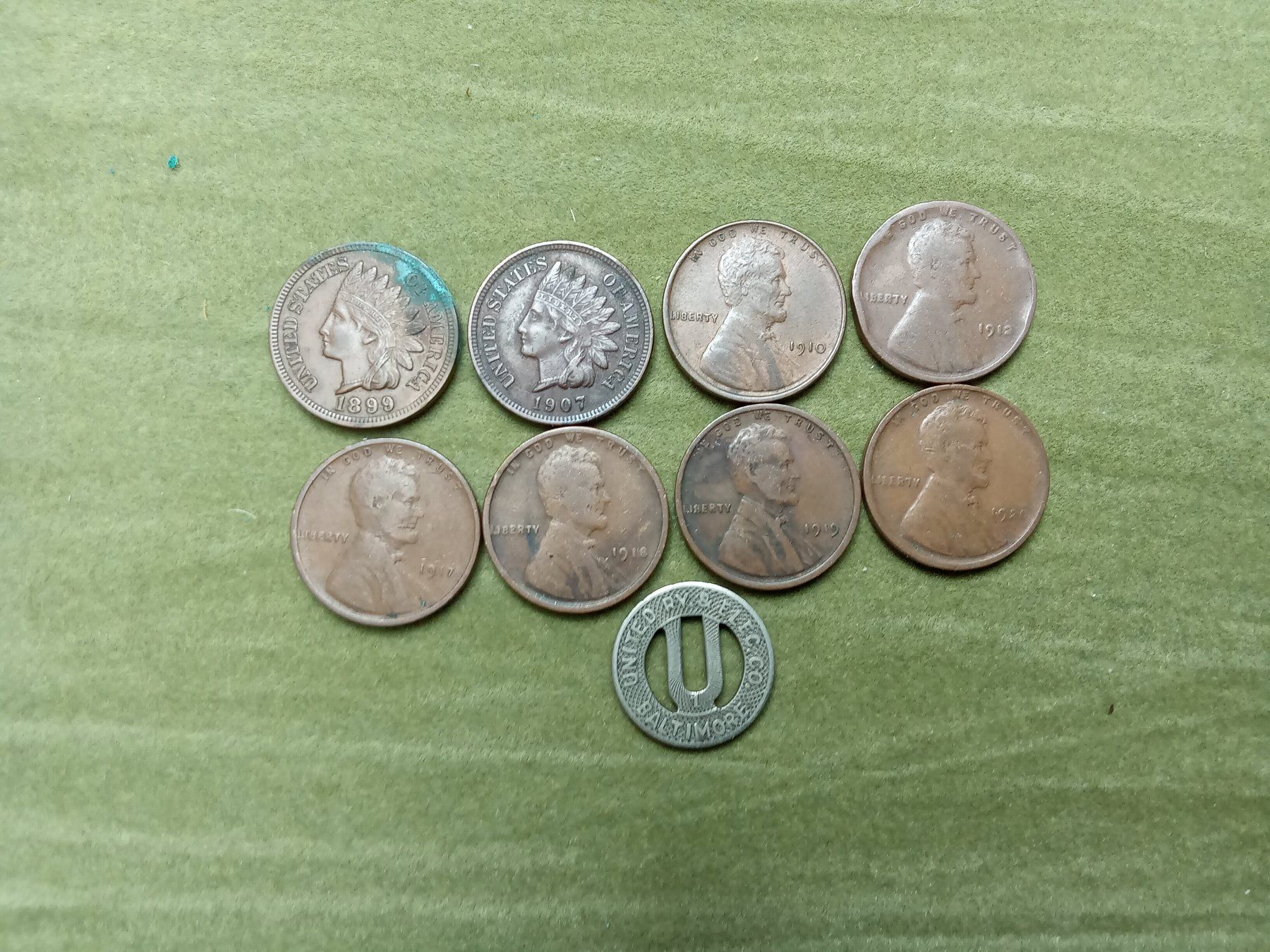 Alle Münzen: US pennies – Gebraucht aus Bonvillars von per_7j69