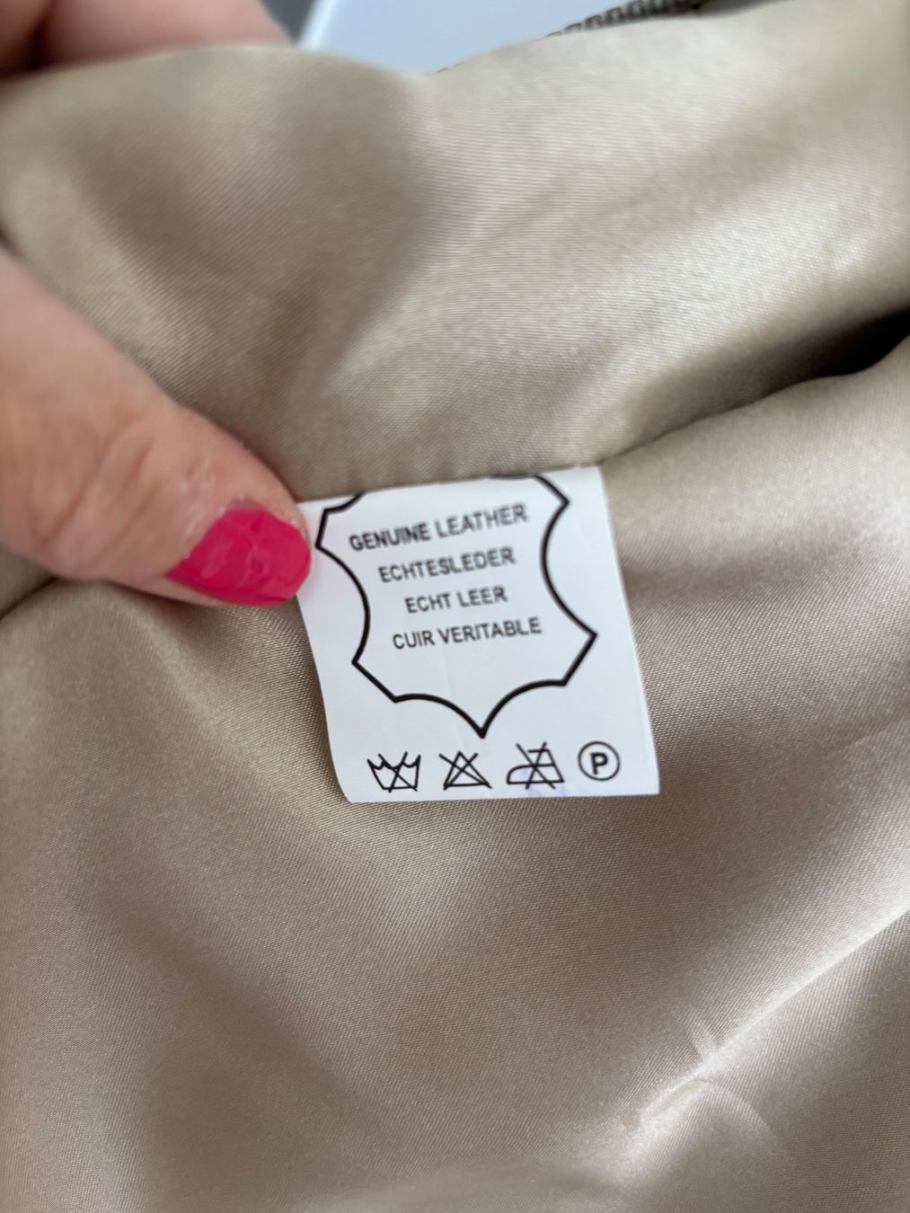 Giacche: Real leather off-white jacket size m – Usato da Steinhausen venduto da ChromeVintage 3