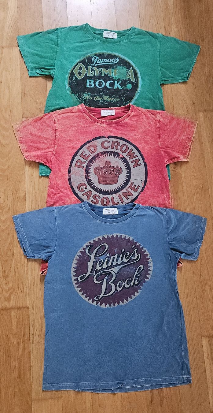 T-shirt: 3er Set Vintage T-Shirts, Grösse M – Usato da Mauensee venduto da Padai