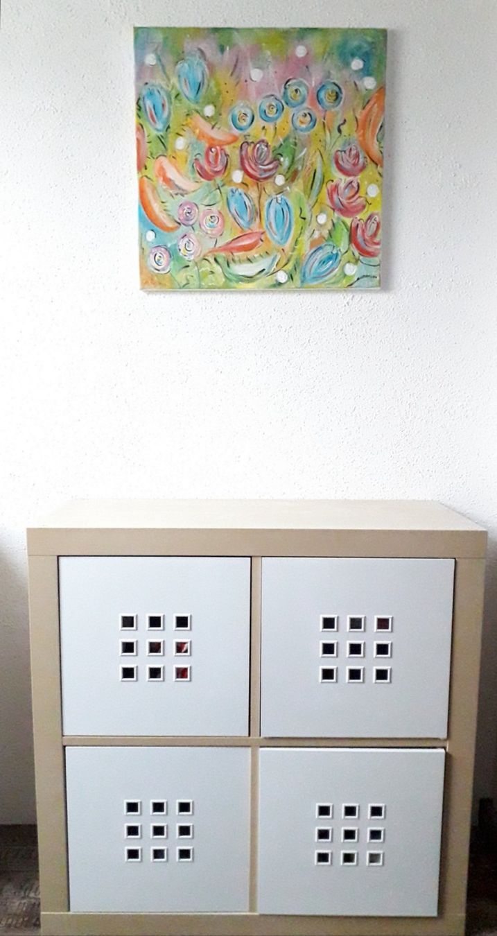 Dipinti: Gemälde Blumen expressiv Künstler: Manuela Reitz – Nuovo e nell'imballaggio originale da Balve venduto da Manu_1303 8