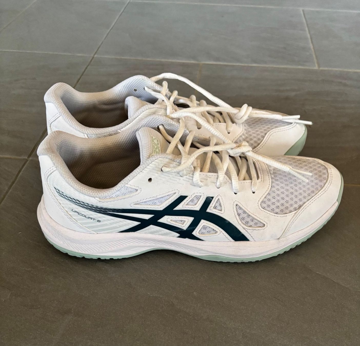 Asics Herrenschuhe: Hallenschuhe asics 43.5 – Gebraucht aus reichenbach im kandertal von turbo111