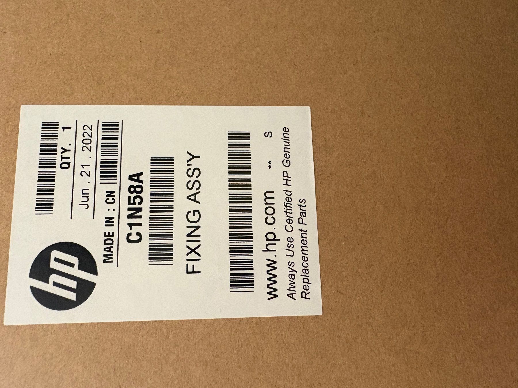 Hewlett Packard Filament: Original HP Fixing Assembly / Fuser: C1N58 – Neuf avec emballage d'origine à Wallisellen par Marilyn2 1