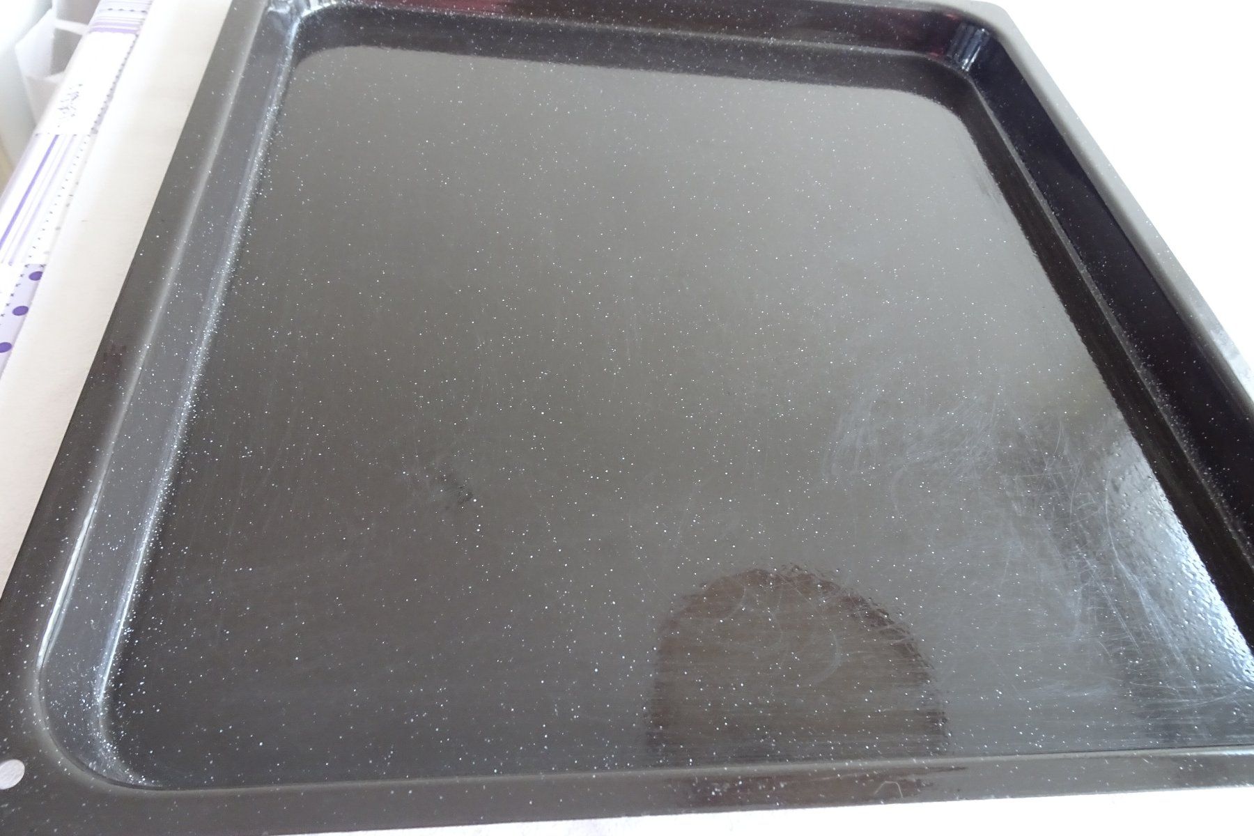Teglie da forno: Backblech schwarz - 42 x 39 cm – Usato da Strengelbach venduto da schmetterling20 2