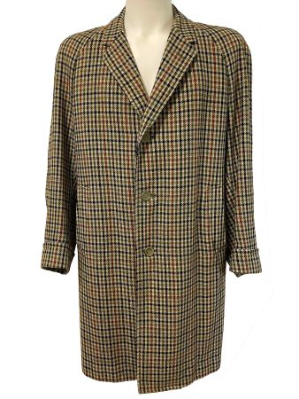 Mantel Herrenmantel Tweed M/L Moss Bros Covent Garden1970s