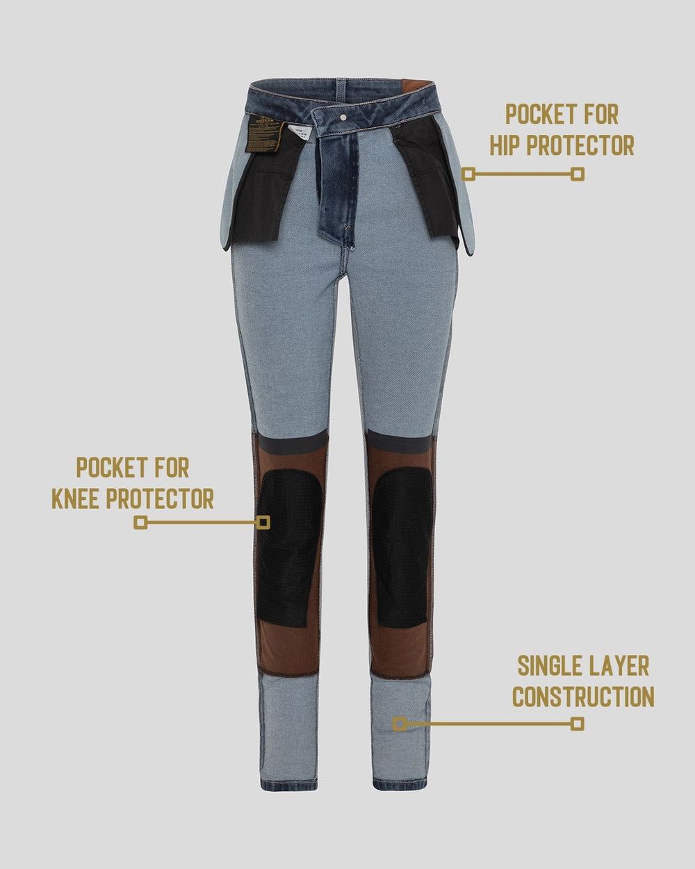 Rokker Pantaloni: Rokkertech highwaist AA – Nuovo (secondo la descrizione) da Herisau venduto da kimkolb 6