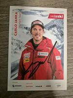 Autogrammkarte Carlo Janka Originalunterschrift