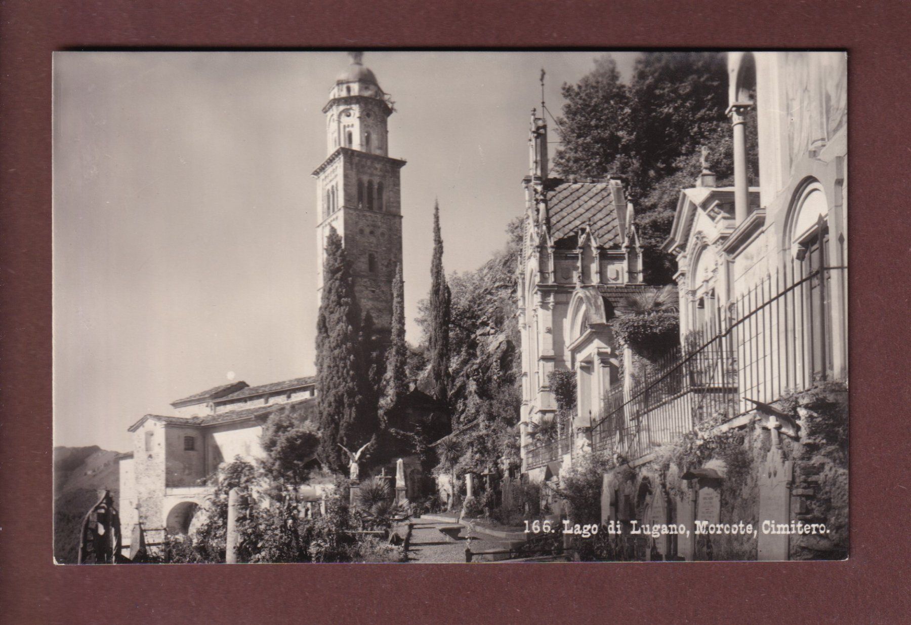 Ansichtskarten: MORCOTE - Cimitero – Gebraucht aus Pully von nicecards-shop