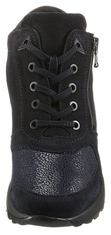 Zapatillas Waldläufer Para Hombre - Color Gris/negro, Piel, Talla 41 Ancho H (para Pies Fuertes)