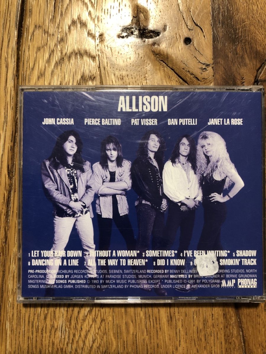 CD: Allison - One (1993) – Usato da Embrach venduto da rocky84 2