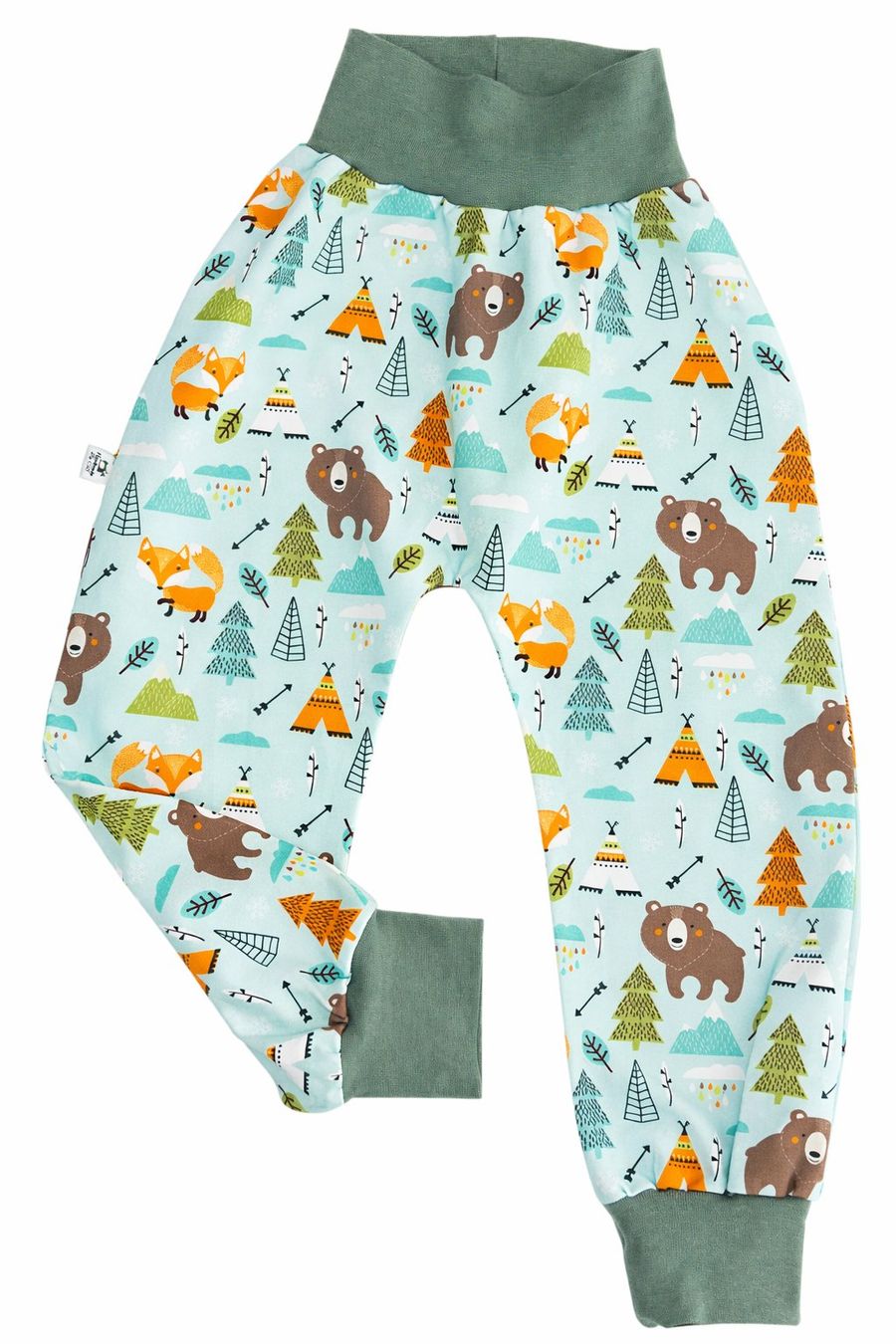 Pantaloni: Pumphose mit Waldtieren Gr.98/104 NEU – Nuovo e nell'imballaggio originale da Zürich venduto da sambaum 1